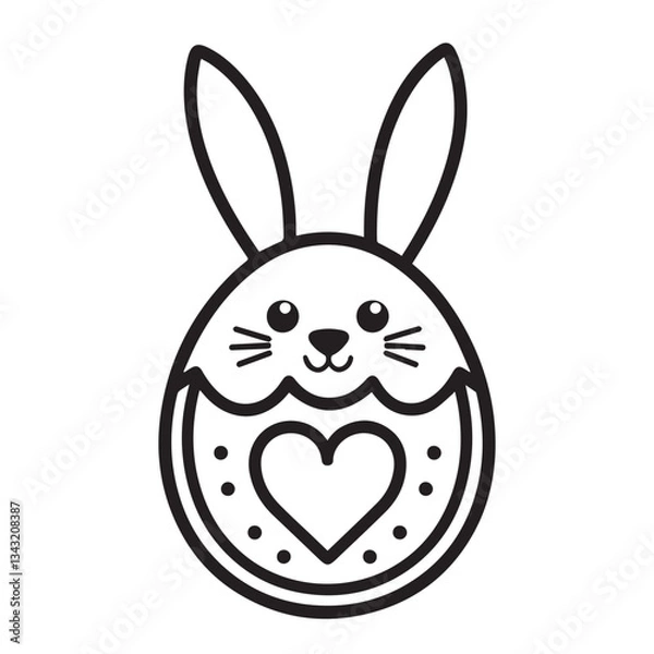 Fototapeta Easter Rabbit vector