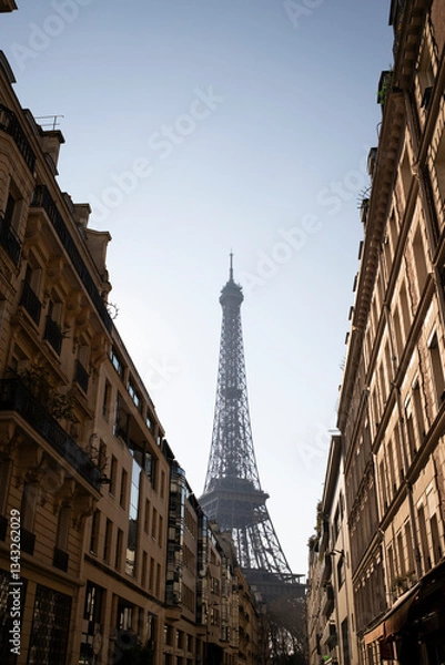 Fototapeta View of the Eiffel Tower