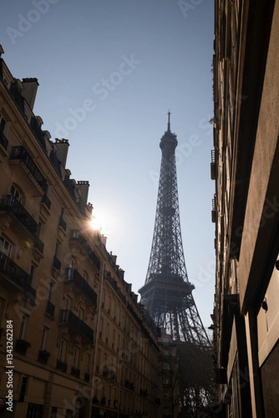 Fototapeta View of the Eiffel Tower