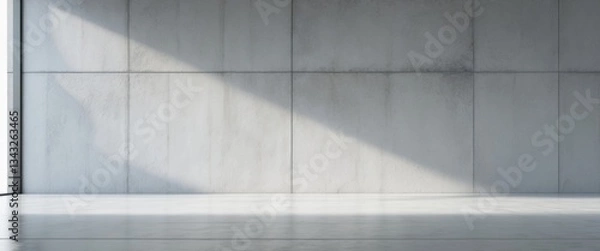 Obraz Room with empty concrete wall background in modern rough