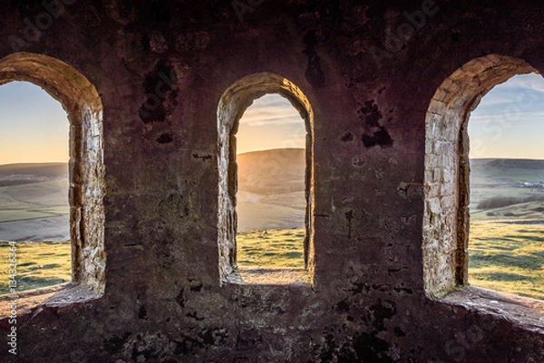 Fototapeta Medieval Sunset View