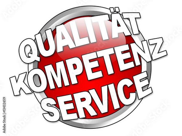 Obraz Quali Kompetenz Service Button