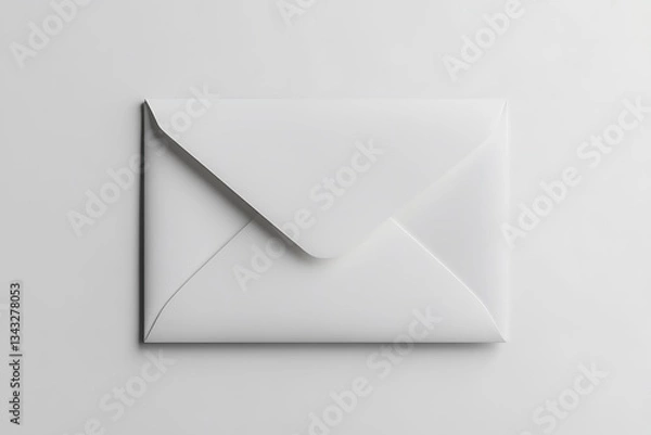 Fototapeta Minimalist Black and White Eidi Envelope with a Modern Look.
