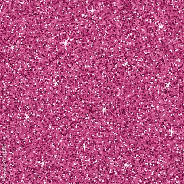 Obraz Seamless magenta pink glitter texture. Shimmer background.