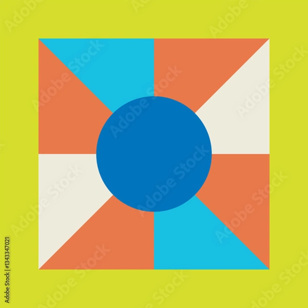 Obraz Neo geometric Shape. Neo Shape.