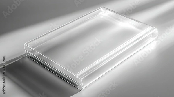 Obraz Clear Acrylic Book Case Display