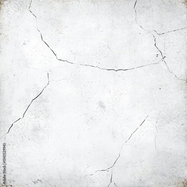Obraz Cracked white marble texture background