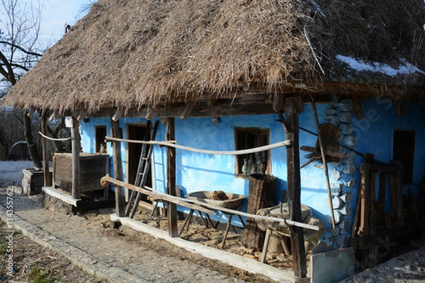 Obraz Old Romanian cottage