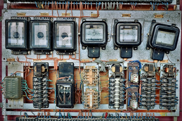 Obraz Old Electric Equipment