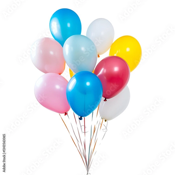 Obraz red and yellow balloons