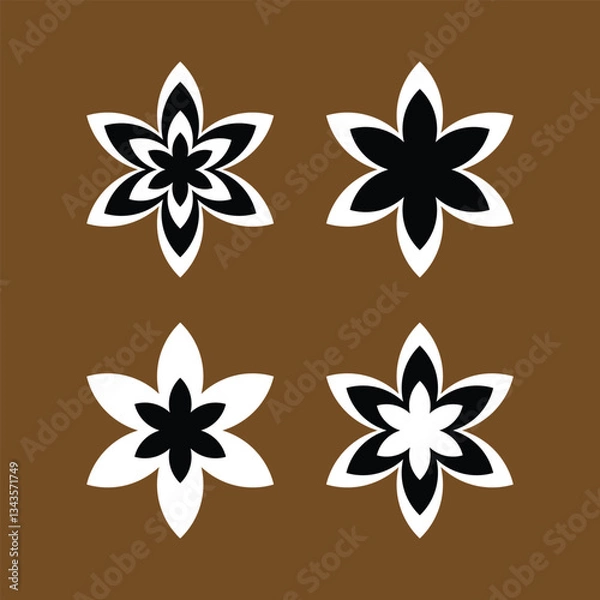 Fototapeta abstract flower background