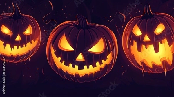 Fototapeta Spooky Halloween Background for Creepy Designs and Dark Projects