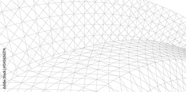 Fototapeta abstract geometric shape background vector illustration