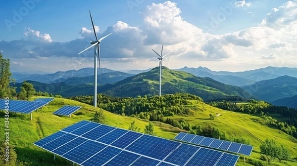 Obraz solar power station