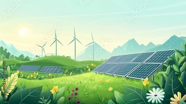 Obraz solar power station