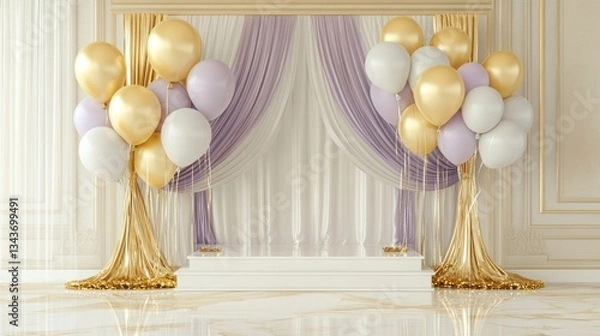 Obraz Elegant Balloons Party Decoration