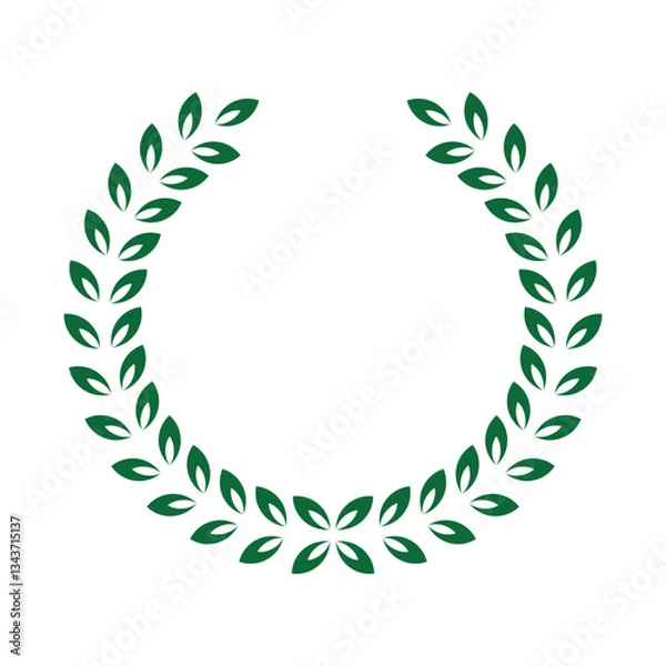Obraz green laurel wreath