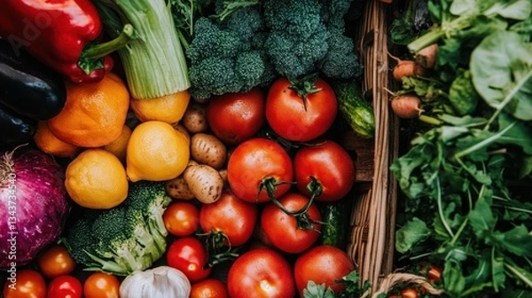 Fototapeta Fresh Produce Abundance