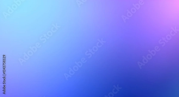 Fototapeta Abstract gradient background. Smooth transition from blue to purple. 