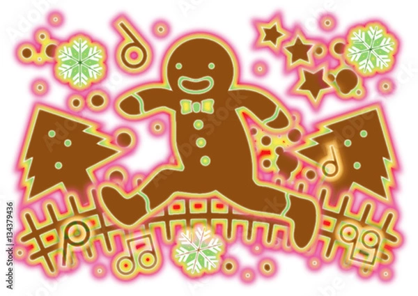 Fototapeta The Gingerbread Man