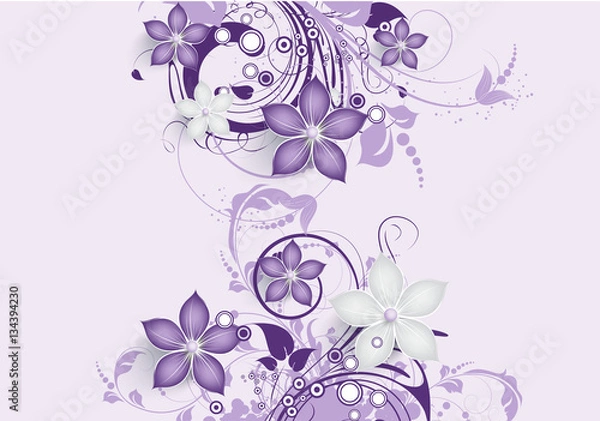 Obraz Abstract floral background for design