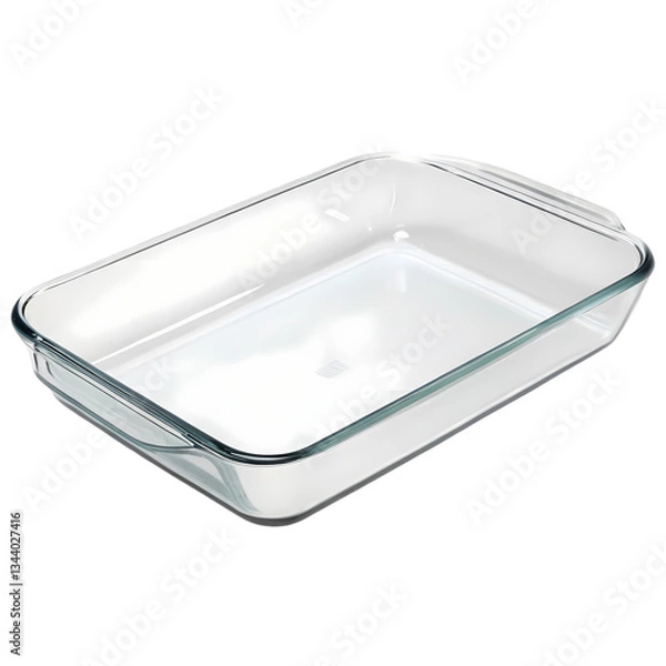 Obraz Clear Glass Baking Dish, Rectangular Casserole