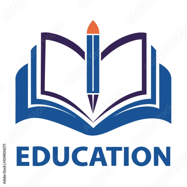 Obraz  Educational logo icon vector illustration.