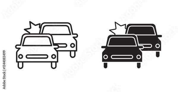 Fototapeta Accident icon