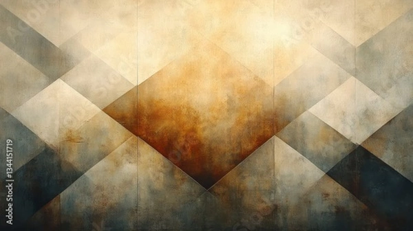 Fototapeta Beige Vintage Paper Texture with Soft Grainy Details and Subtle Gradient Lighting