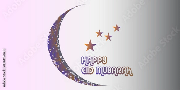 Obraz Background Happy Eid Mubarak Greetings
