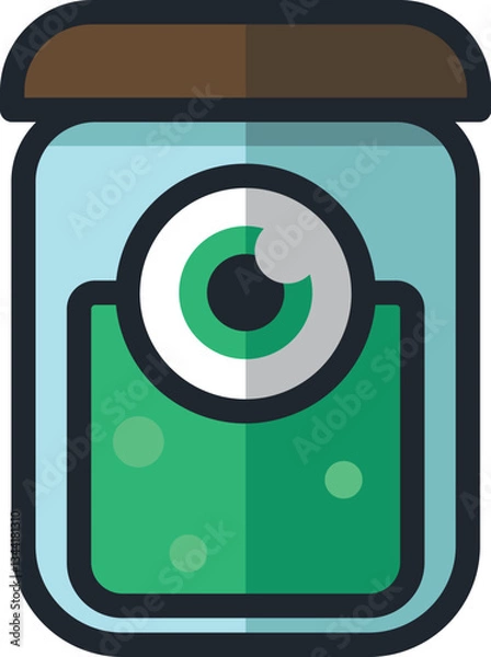 Fototapeta jar-with-eye