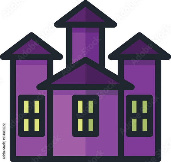 Fototapeta haunted house