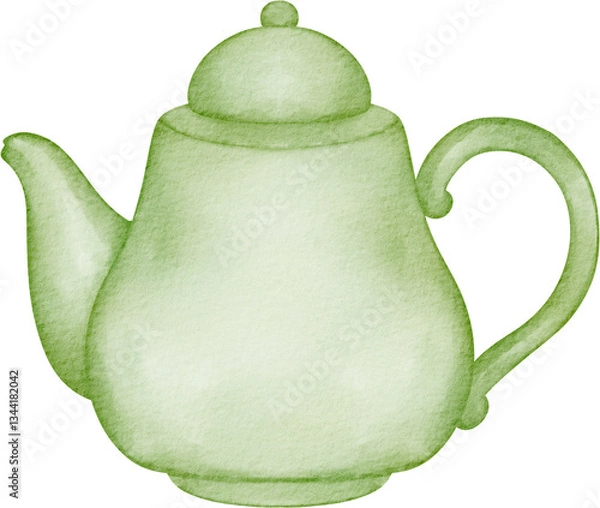 Obraz watercolor teapot