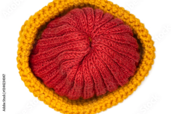 Fototapeta knitted hat