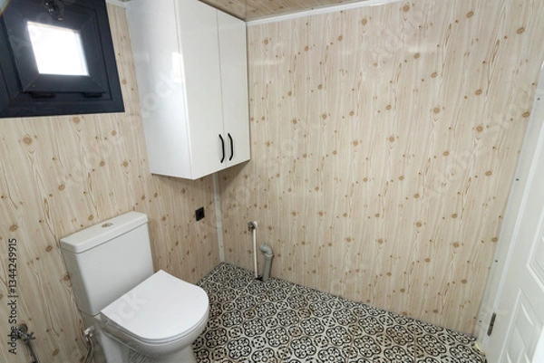 Fototapeta Modern tiny house interior.