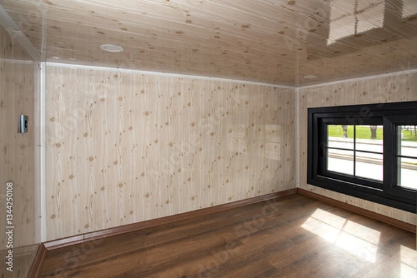 Fototapeta Modern tiny house interior.