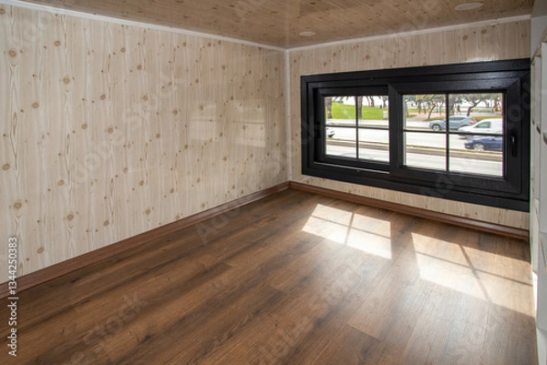 Fototapeta Modern tiny house interior.