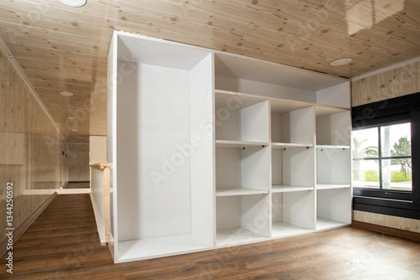 Fototapeta Modern tiny house interior.