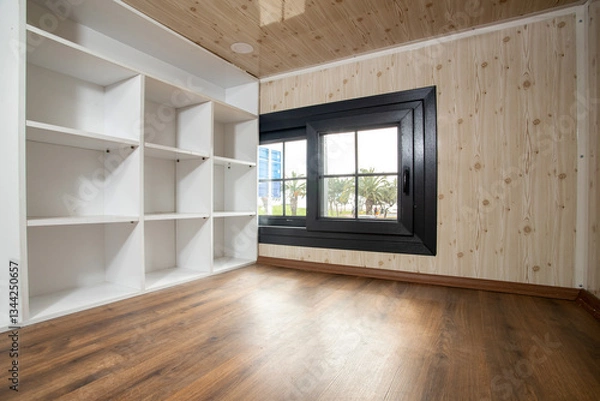 Fototapeta Modern tiny house interior.