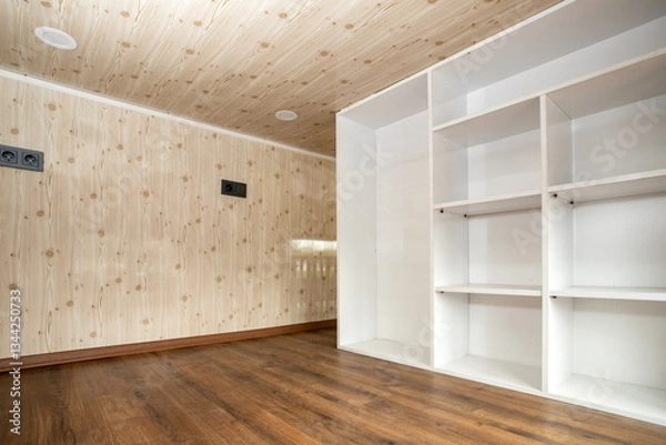 Fototapeta Modern tiny house interior.