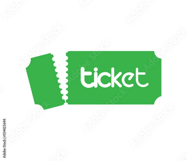 Obraz Ticket Design Concept