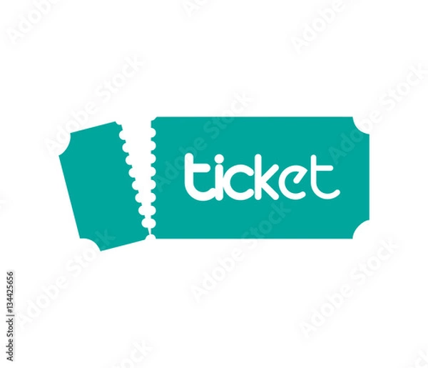 Obraz Ticket Design Concept