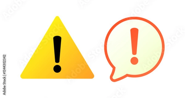 Obraz warning alert attention icon 
