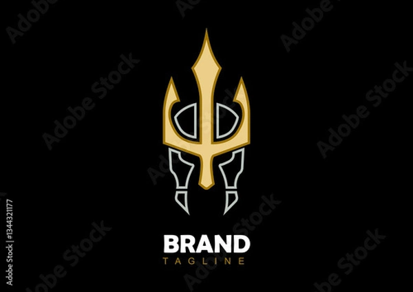 Obraz Trident Warrior Head