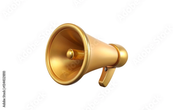 Fototapeta Golden Megaphone 