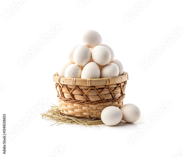 Obraz eggs in a basket