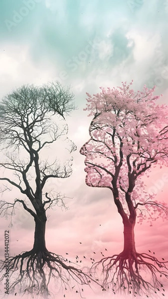 Fototapeta tree in the snow