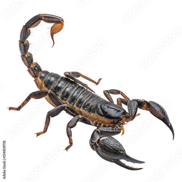 Fototapeta scorpion against a transparent background