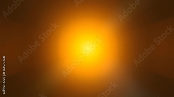 Obraz Warm glowing light with a soft orange gradient and radiant background effect.
