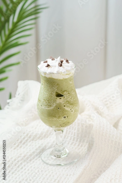 Obraz Fruit sundae on a simple background